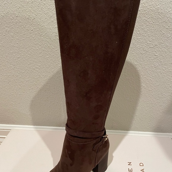 LC by Lauren Conrad brown knee high heeled boots NWT. - Picture 2 of 2